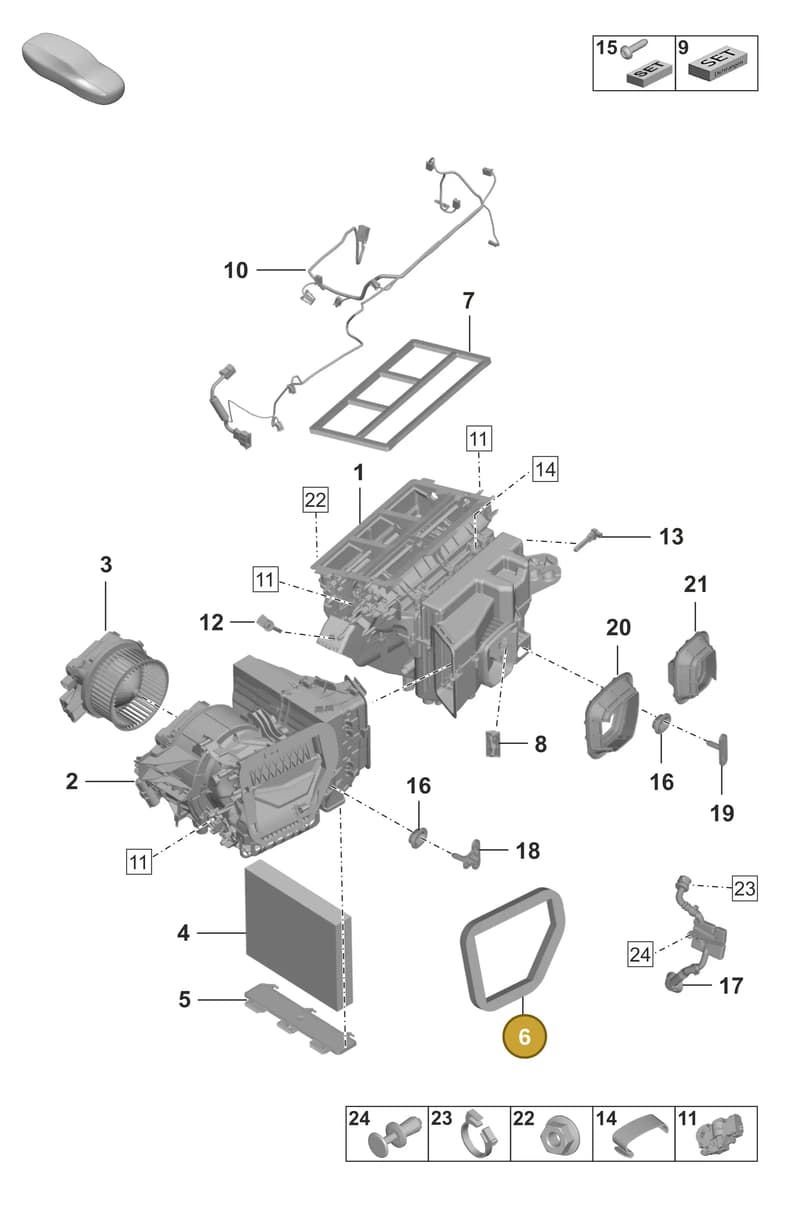 992820651 — Porsche 911 (2024-2025) diagram p53814000, position 6