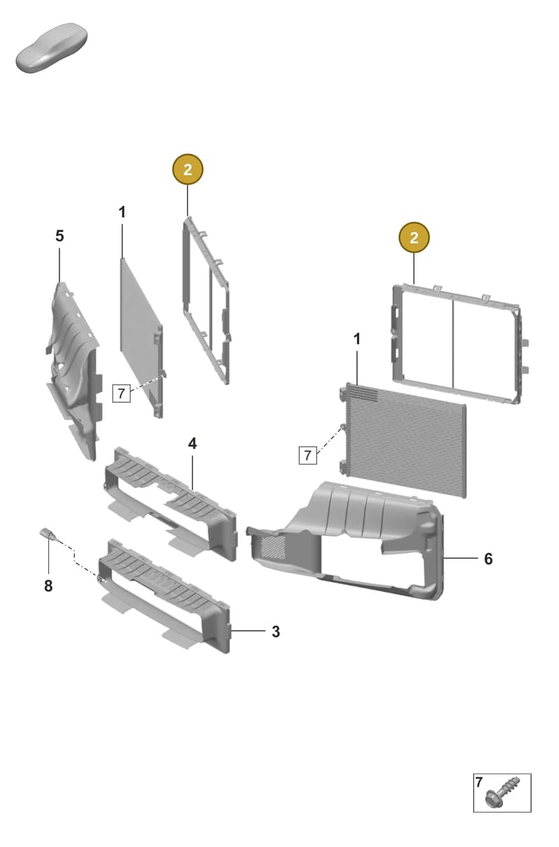 992820860 — Porsche 911 (2020-2022) diagram p53814300, position 2