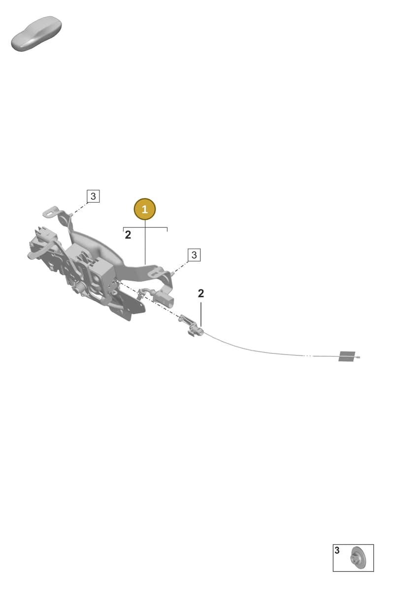 992823509M — Porsche 911 (2024-2025) diagram p53803050, position 1