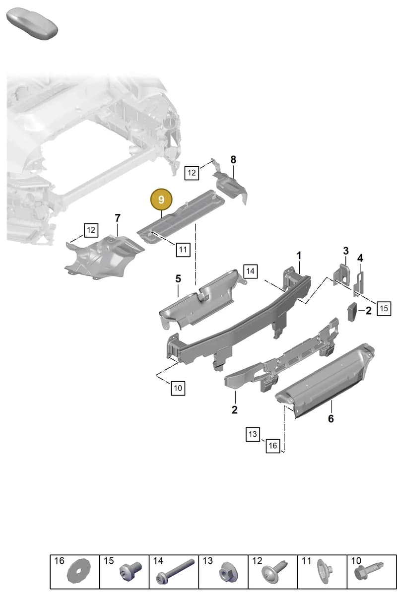 992825753B — Porsche 911 (2018-2024) diagram p53802830, position 9