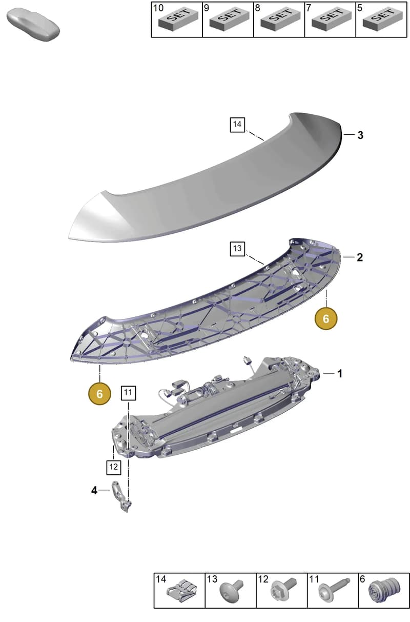 992827500 — Porsche 911 (2024-2025) diagram p63803150, position 6