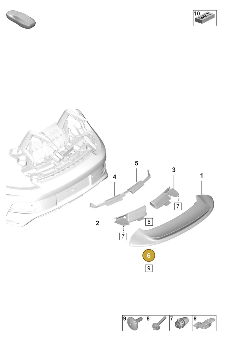 992827604 — Porsche 911 (2021-2022) diagram p59803170, position 6