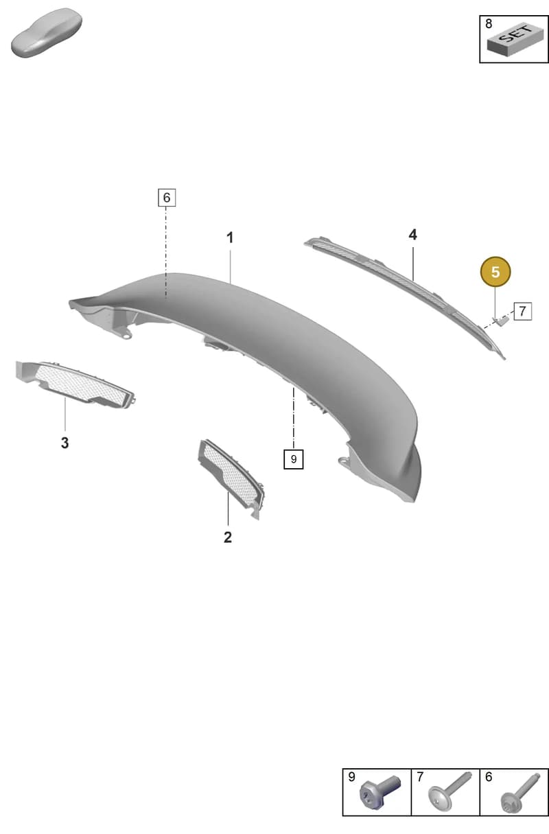 992827604 — Porsche 911 (2021-2022) diagram p59803150, position 5