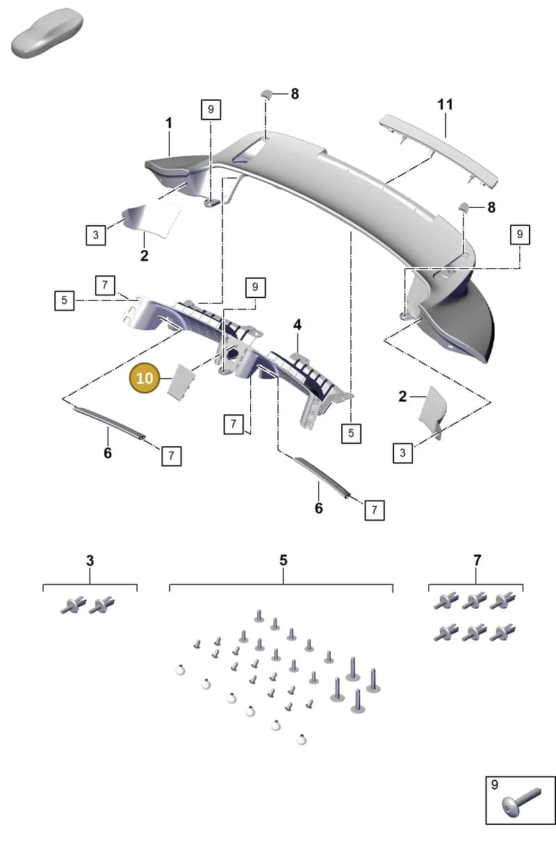 992827751 — Porsche 911 (2020-2022) diagram p57803160, position 10