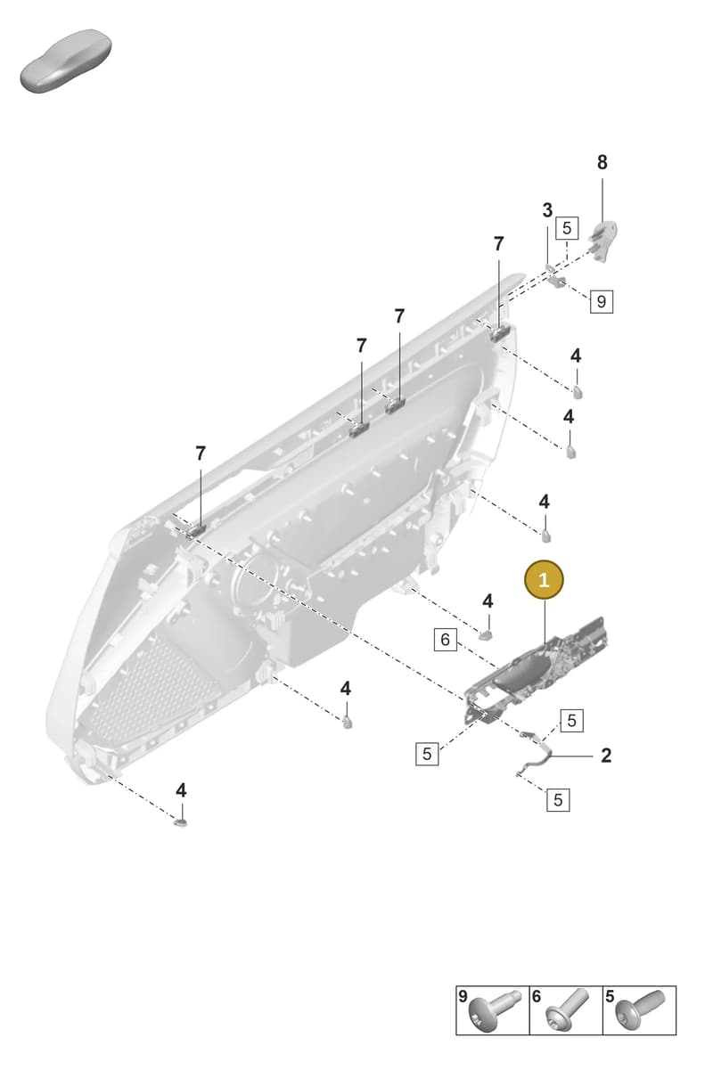 992837020B5Q0 — Porsche GT3 RS (2021-) diagram p53808900, position 1