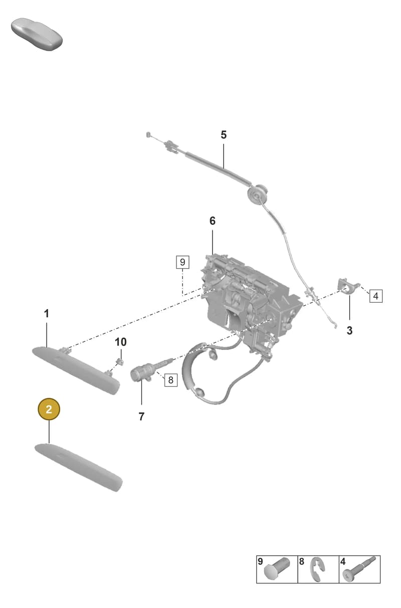 992837205HG2X — Porsche 911 (2024-2025) diagram p53804200, position 2