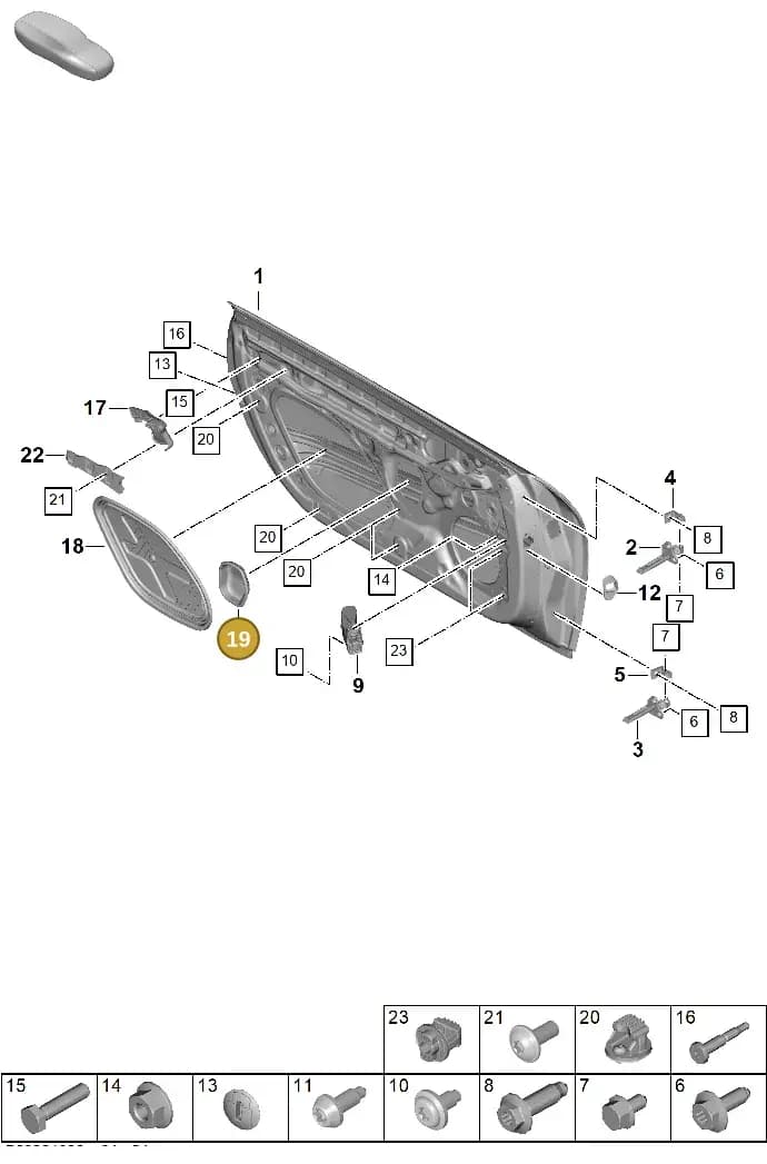992837997 — Porsche 911 (2024-2025) diagram p63804000, position 19
