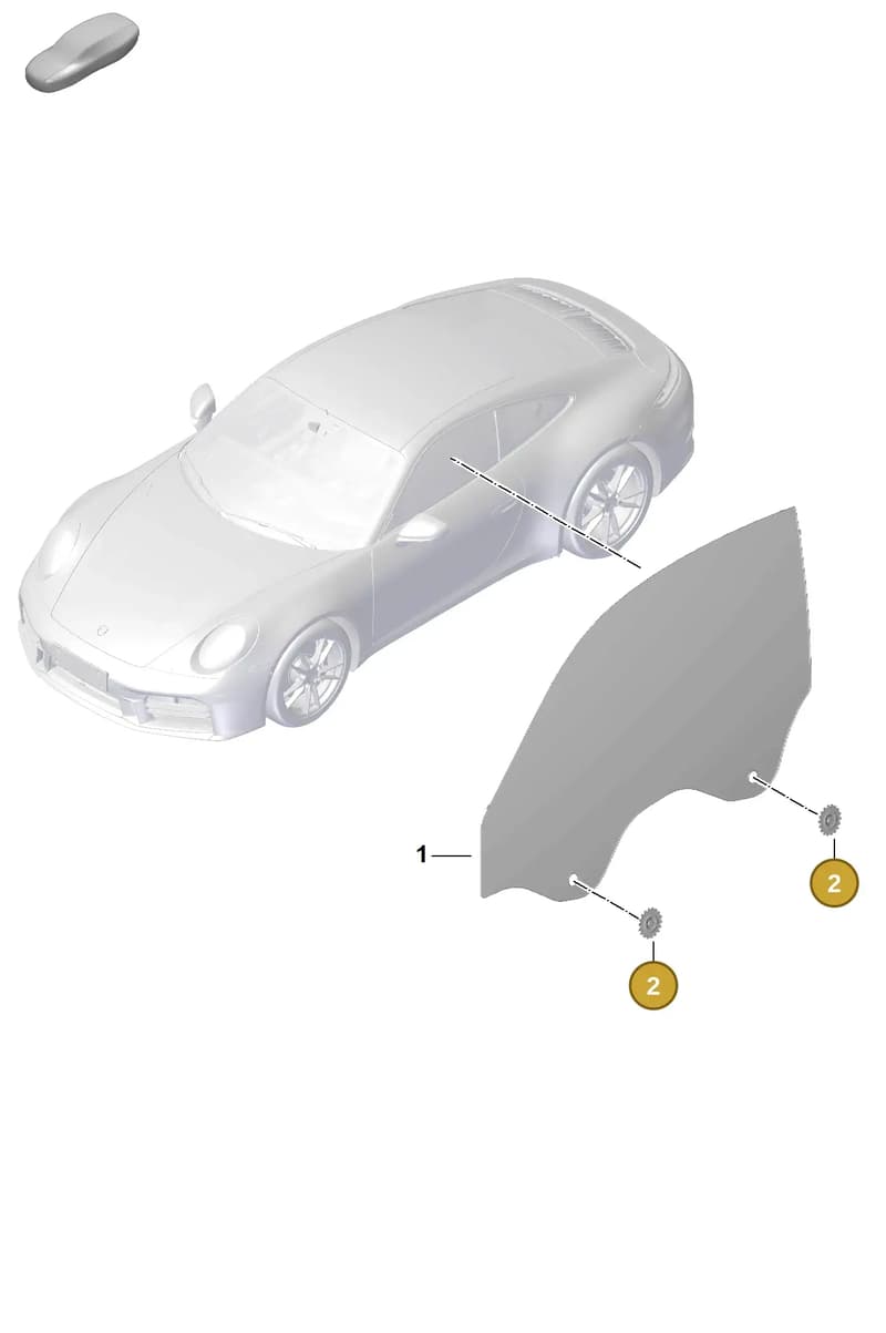 992839400D — Porsche 911 (2024-2025) diagram p63805010, position 2
