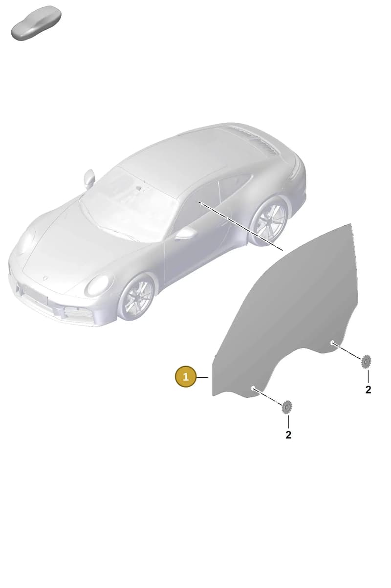 992845298AKV09 — Porsche 911 (2024-2025) diagram p63805010, position 1
