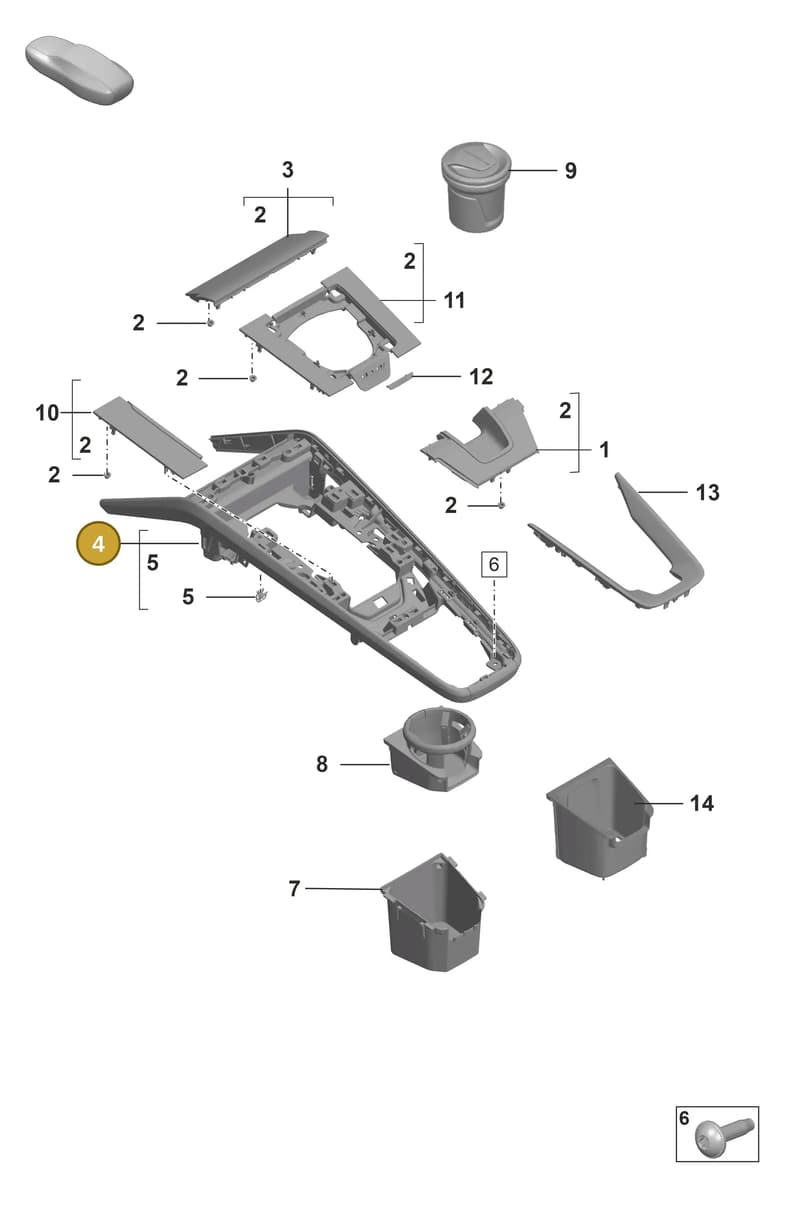 992853098FCI0 — Porsche 911 (2018-2024) diagram p53809300, position 4
