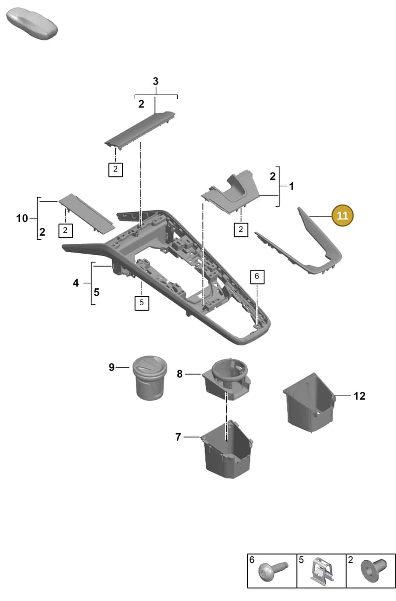 992853300JBO3 — Porsche 992 Carrera Coupe (2024-) diagram p63809300, position 11