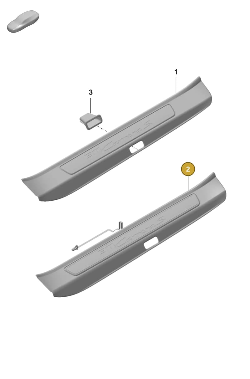 992853371BF1E0 — Porsche 911 (2018-2024) diagram p53807550, position 2