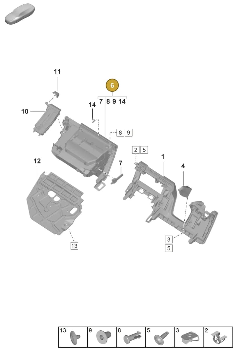 992857095APOQ9 — Porsche 992 Carrera Coupe (2024-) diagram p63809100, position 6