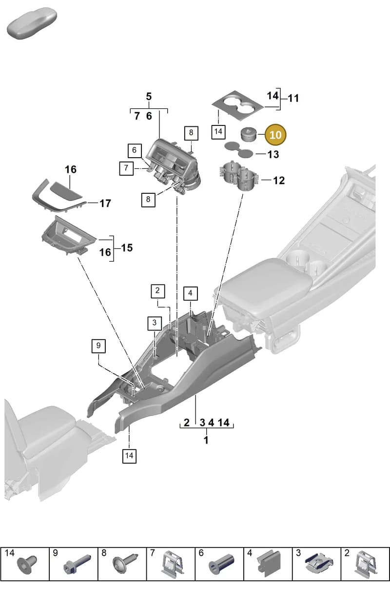992857311B1E0 — Porsche Panamera (2023-) diagram p62809450, position 10