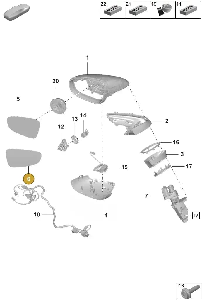 992857522N — Porsche 911 (2024-2025) diagram p63809500, position 6