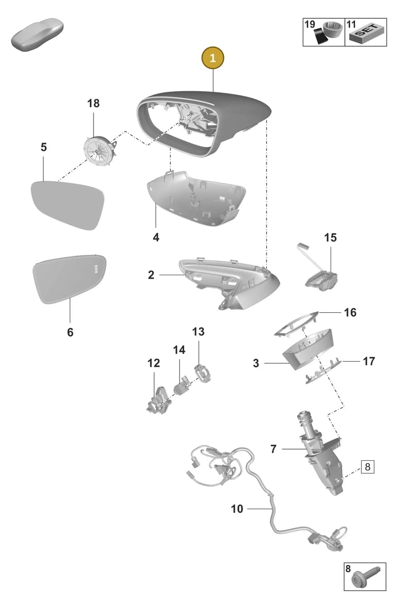 992857527FG2X — Porsche Taycan Sport Turismo (2023-) diagram p56809500, position 1