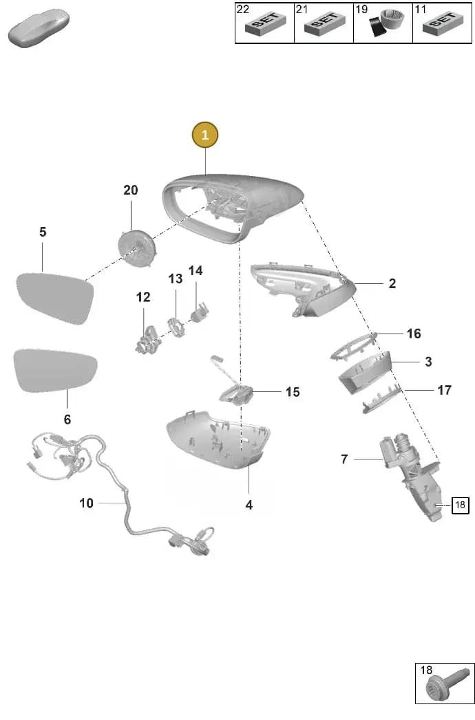 992857527JA3G — Porsche 992 Carrera Coupe (2024-) diagram p63809500, position 1