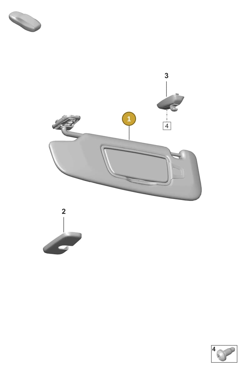 992857551D2W0 — Porsche 992 Sport Classic (2020-) diagram p53807650, position 1
