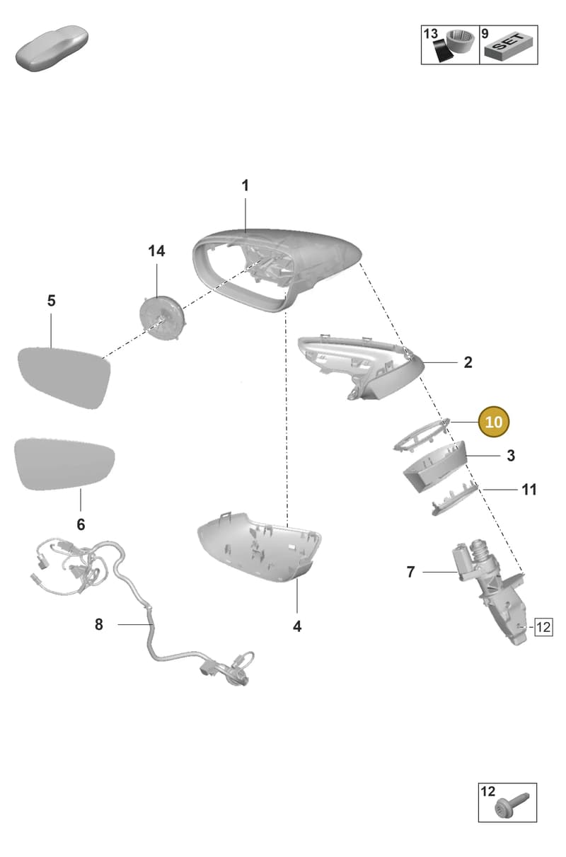 992857556 — Porsche 911 (2021-2022) diagram p59809500, position 10