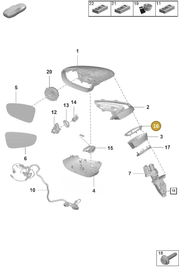 992857556 — Porsche 911 (2024-2025) diagram p63809500, position 16
