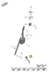 992857754B Porsche Belt Latch