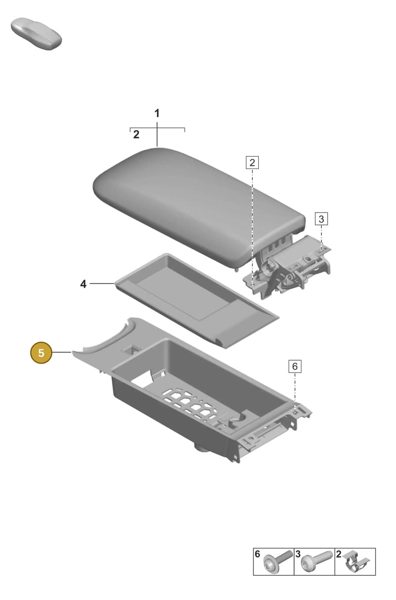 992857925B5Q0 — Porsche 992 Sport Classic (2020-) diagram p53809350, position 5