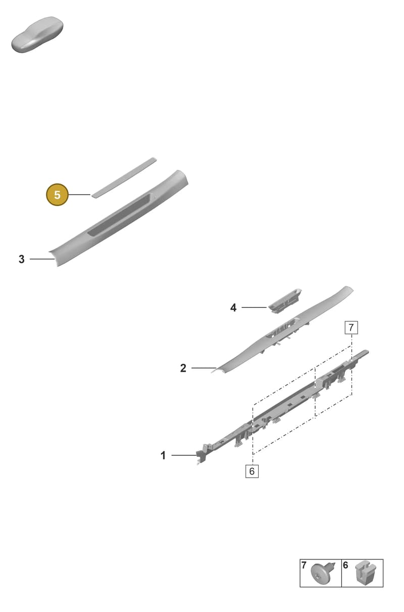 992863714 — Porsche 911 (2024-2025) diagram p53807150, position 5