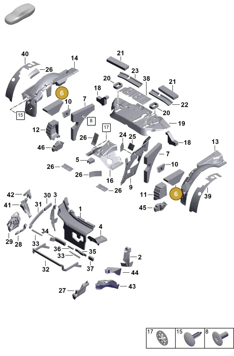 992864786 — Porsche 911 (2024-2025) diagram p63807445, position 6