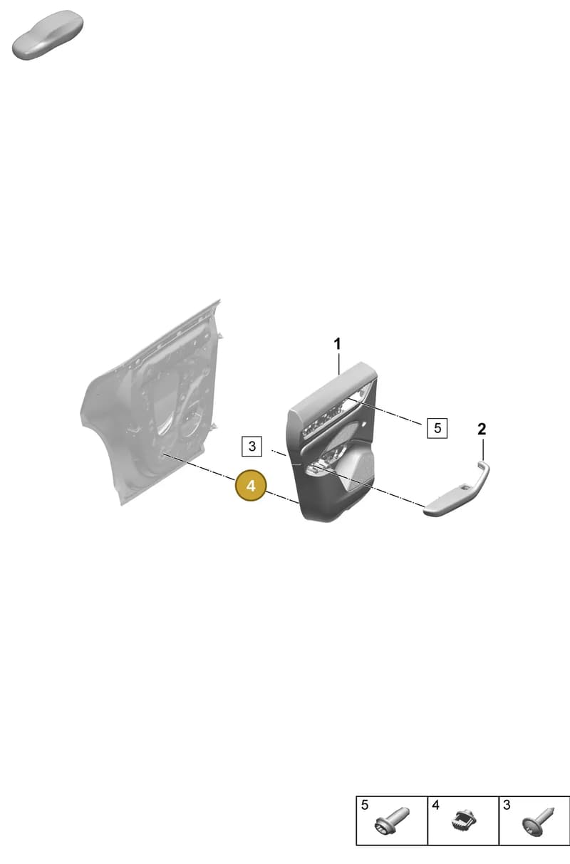 992867075 — Porsche Macan (2024-2024) diagram p61808500, position 4