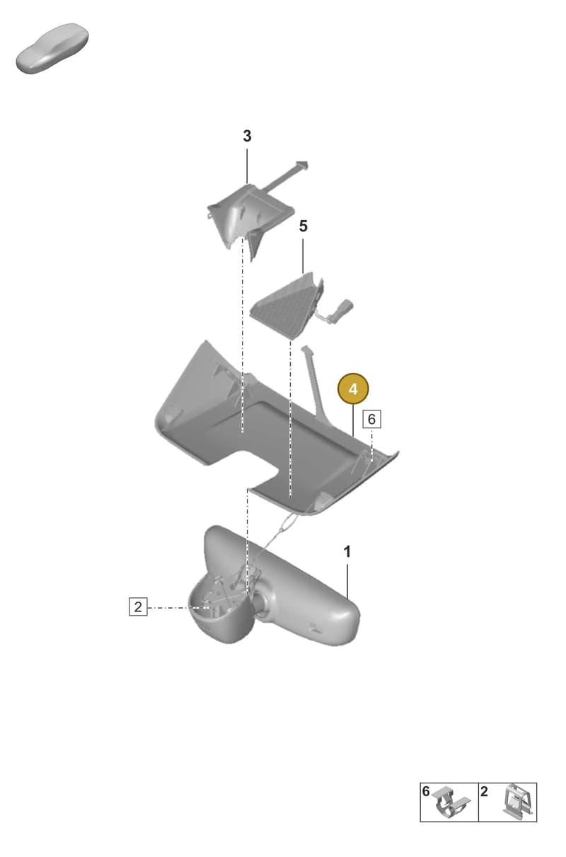 992867589C1E0 — Porsche 911 (2024-2025) diagram p53809700, position 4