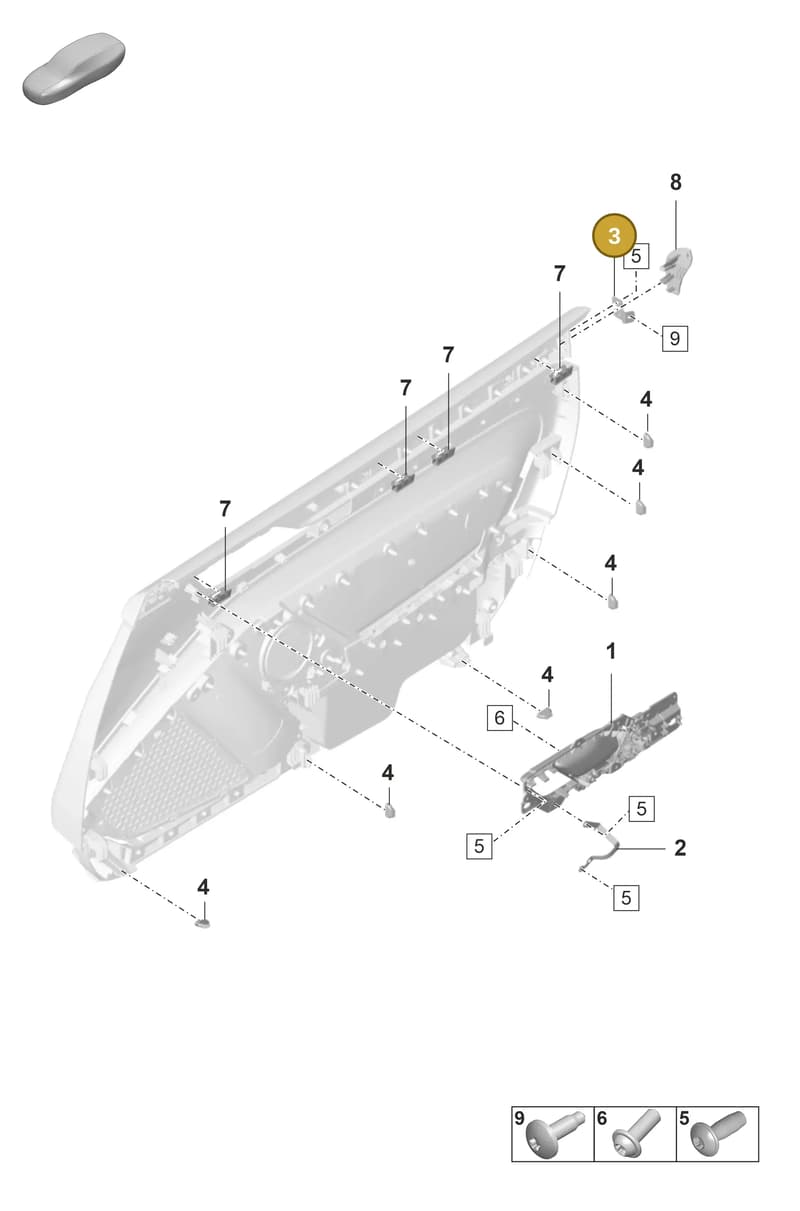 992867735 — Porsche 911 (2021-2022) diagram p53808900, position 3