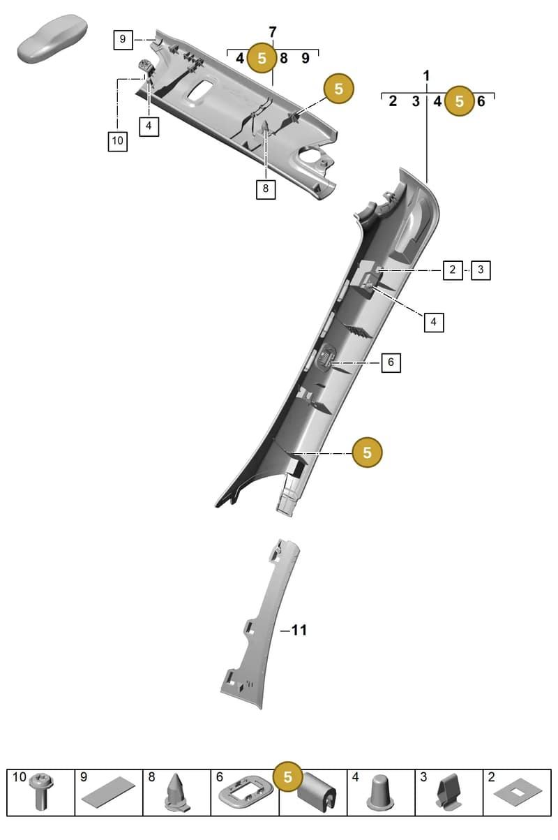 992867816 — Porsche 911 (2024-2025) diagram p63807210, position 5