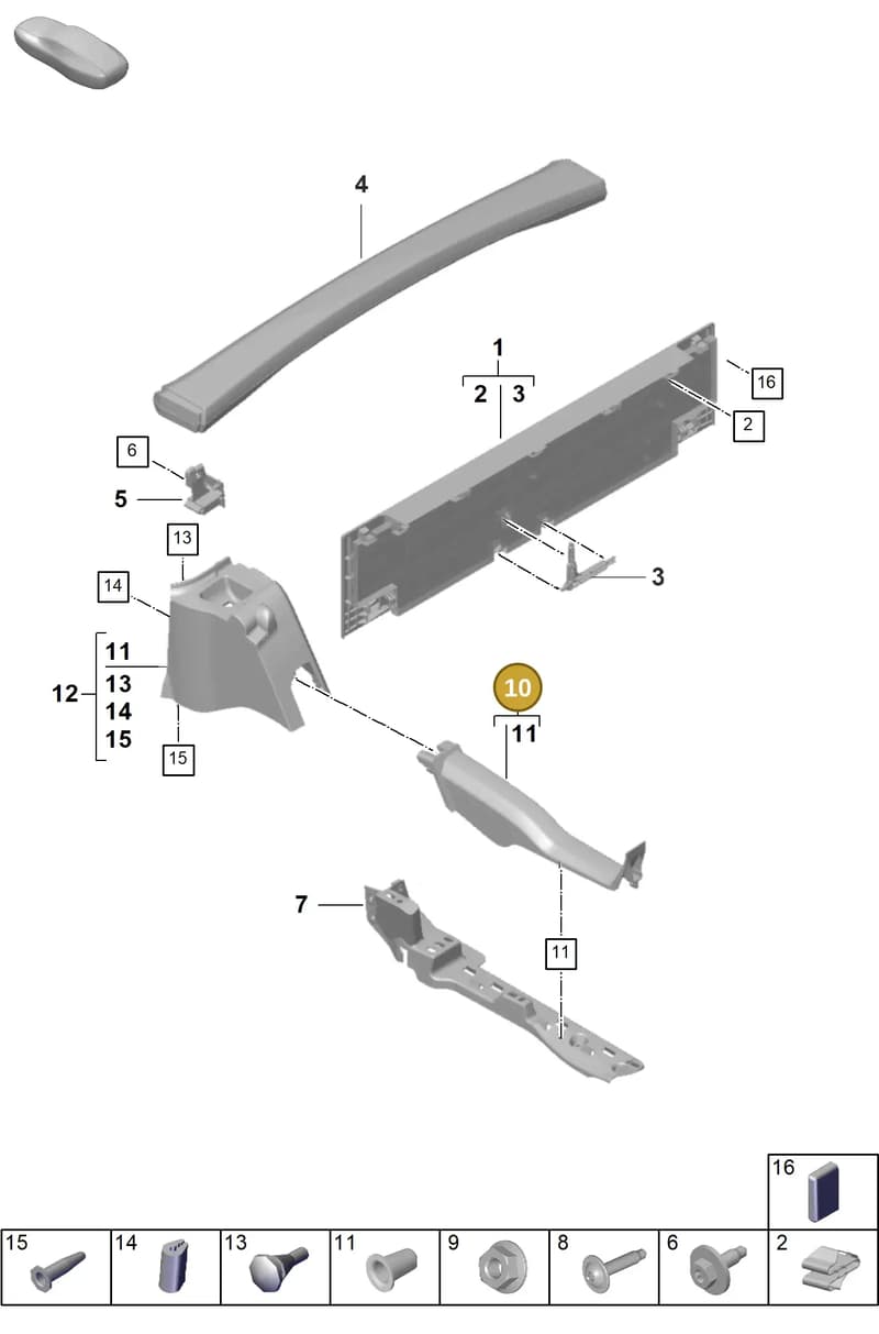 9928678301E0 — Porsche 992 Carrera Coupe (2024-) diagram p63807530, position 10