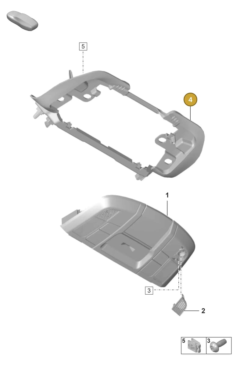 992867891 — Porsche 911 (2020-2022) diagram p53903060, position 4