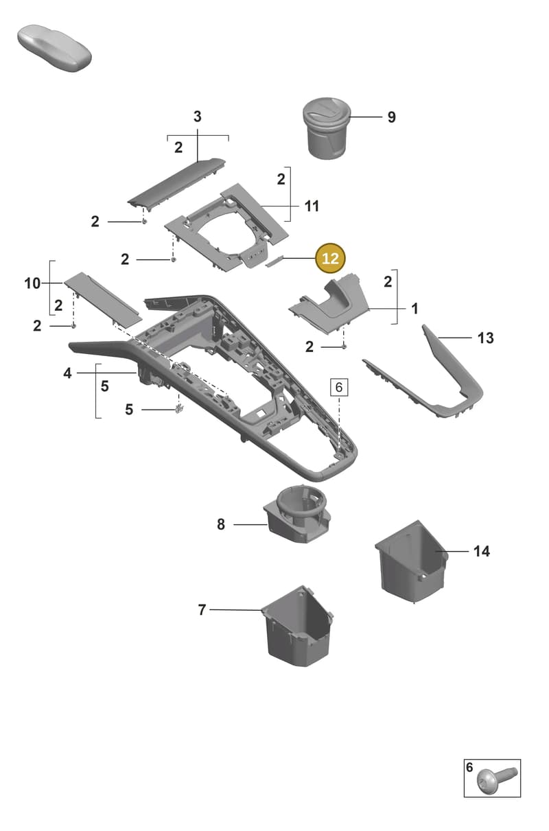 992867932AOS8 — Porsche 992 Sport Classic (2020-) diagram p53809300, position 12