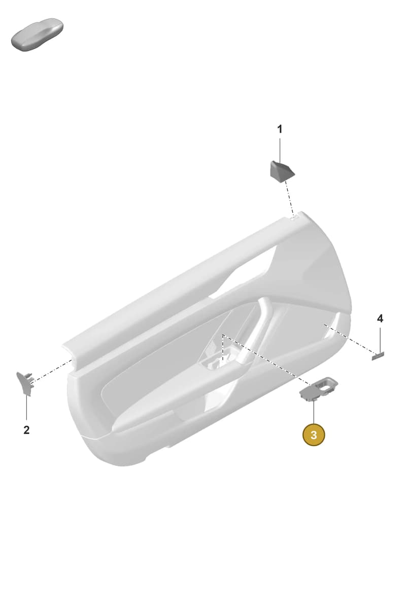 9928683556N3 — Porsche GT3 RS (2021-) diagram p53808910, position 3