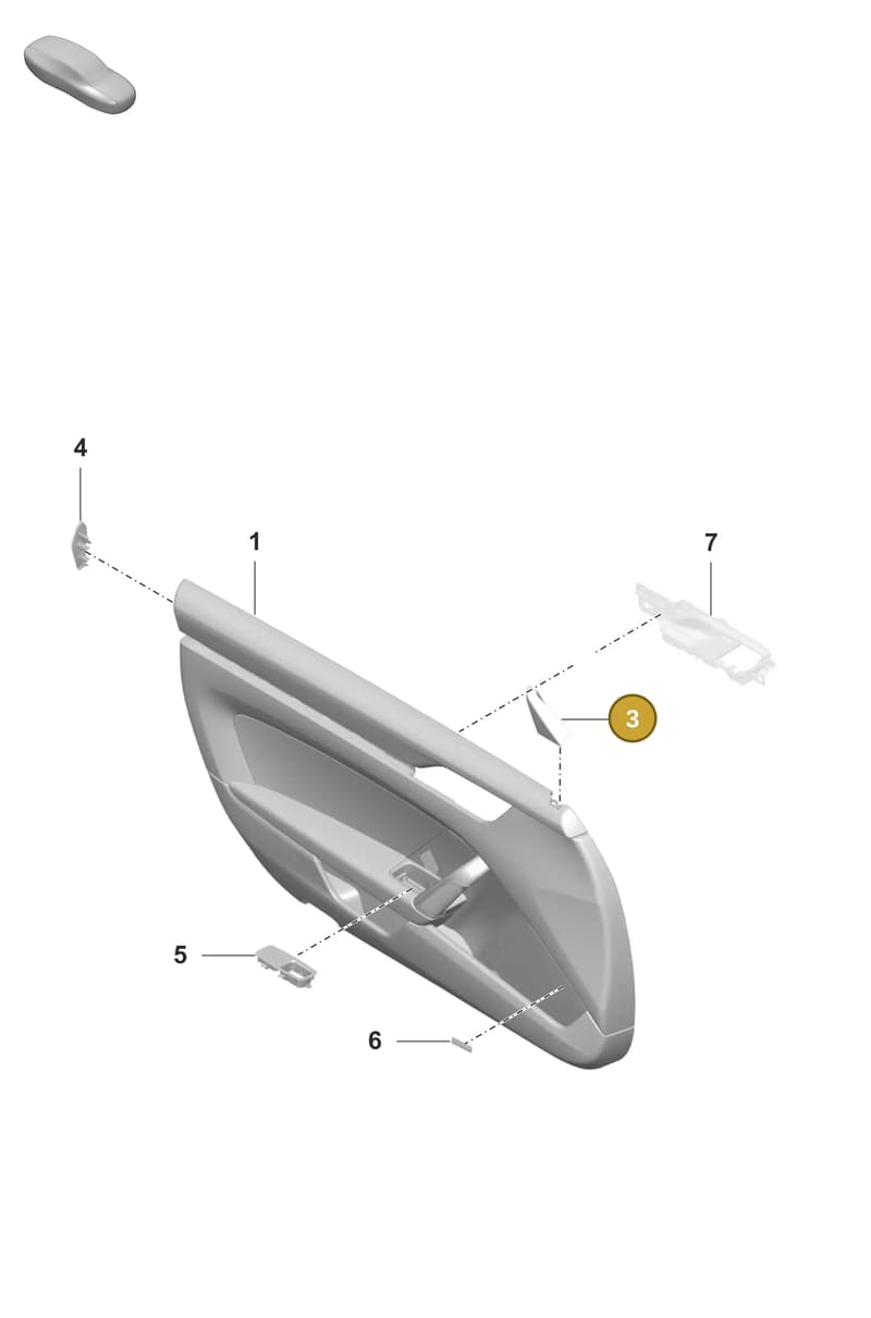 992868441B5Q0 — Porsche 911 (2018-2024) diagram p53808000, position 3