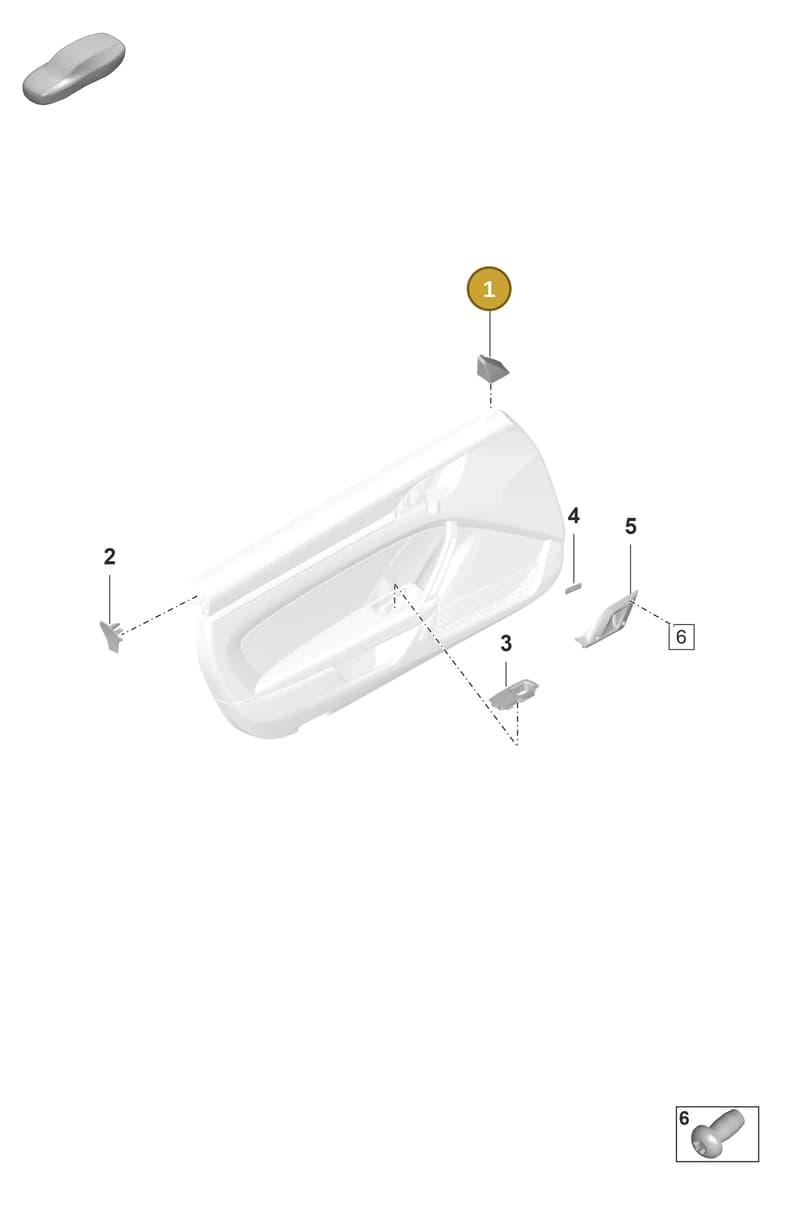 992868441B5Q0 — Porsche GT3 RS (2021-) diagram p59808911, position 1