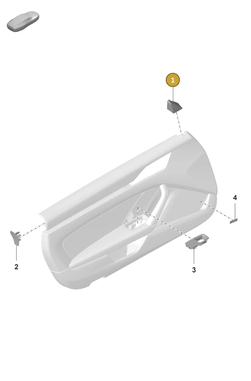 992868442B5Q0 — Porsche GT3 RS (2021-) diagram p53808910, position 1