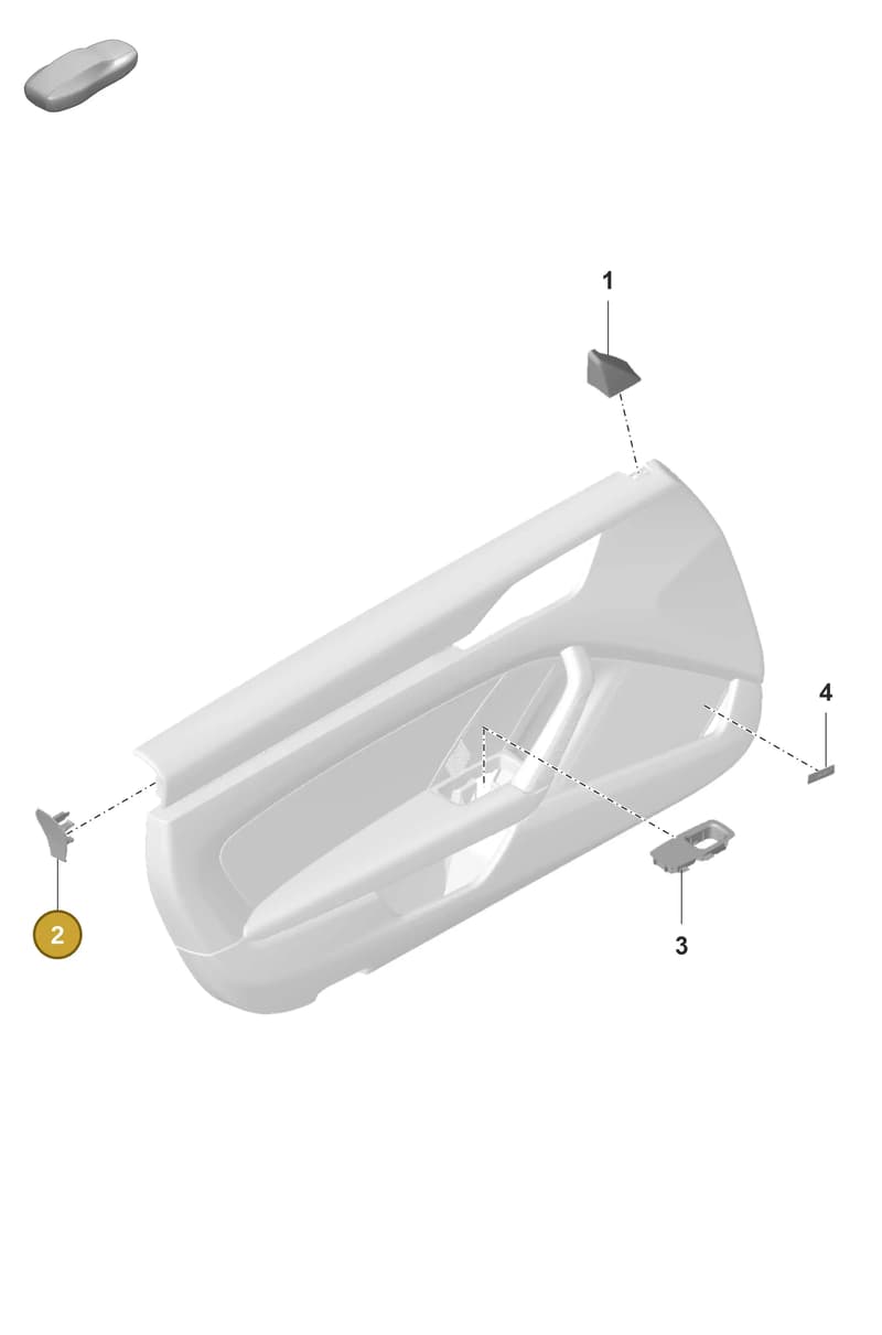 992868537AOH7 — Porsche GT3 RS (2021-) diagram p53808910, position 2