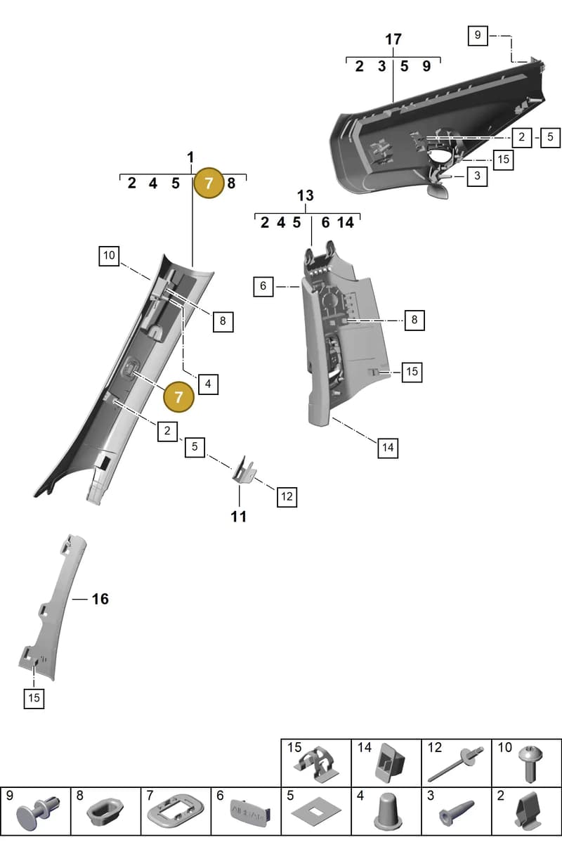 992868930 — Porsche 911 (2024-2025) diagram p63807200, position 7