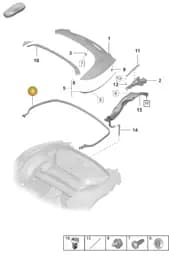 992871196 Porsche Seal