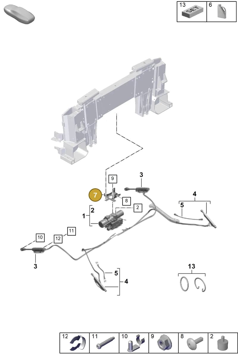 992871463A — Porsche 911 (2024-2025) diagram p63811460, position 7