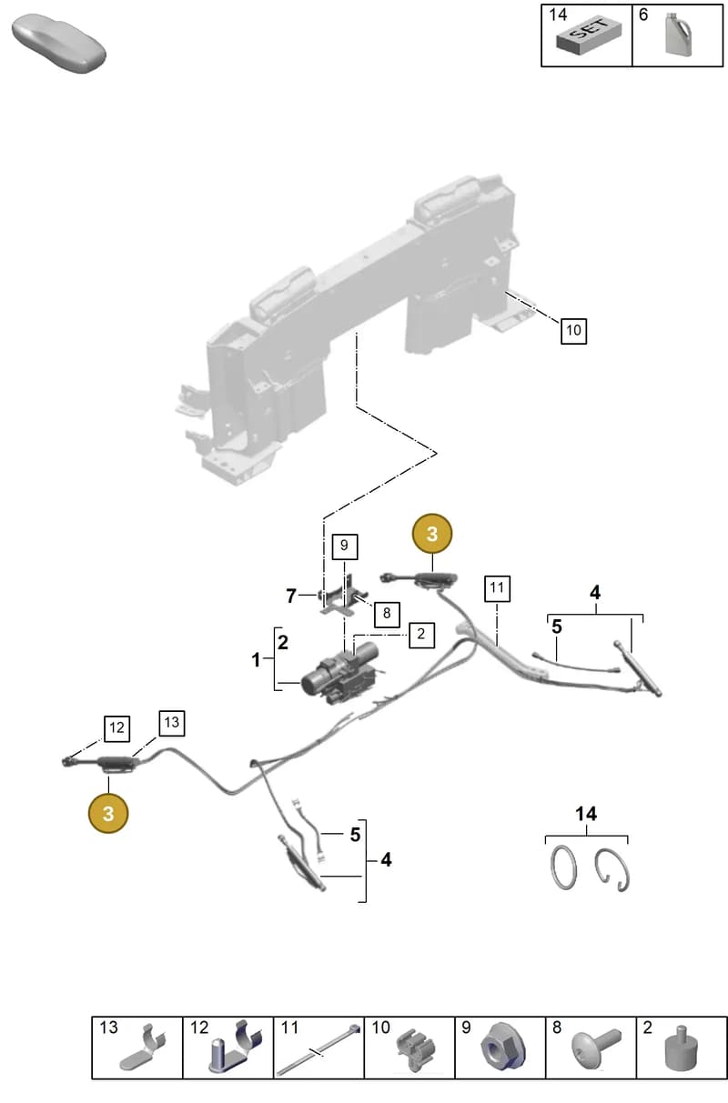 992871604 — Porsche 911 (2020-2022) diagram p53811450, position 3