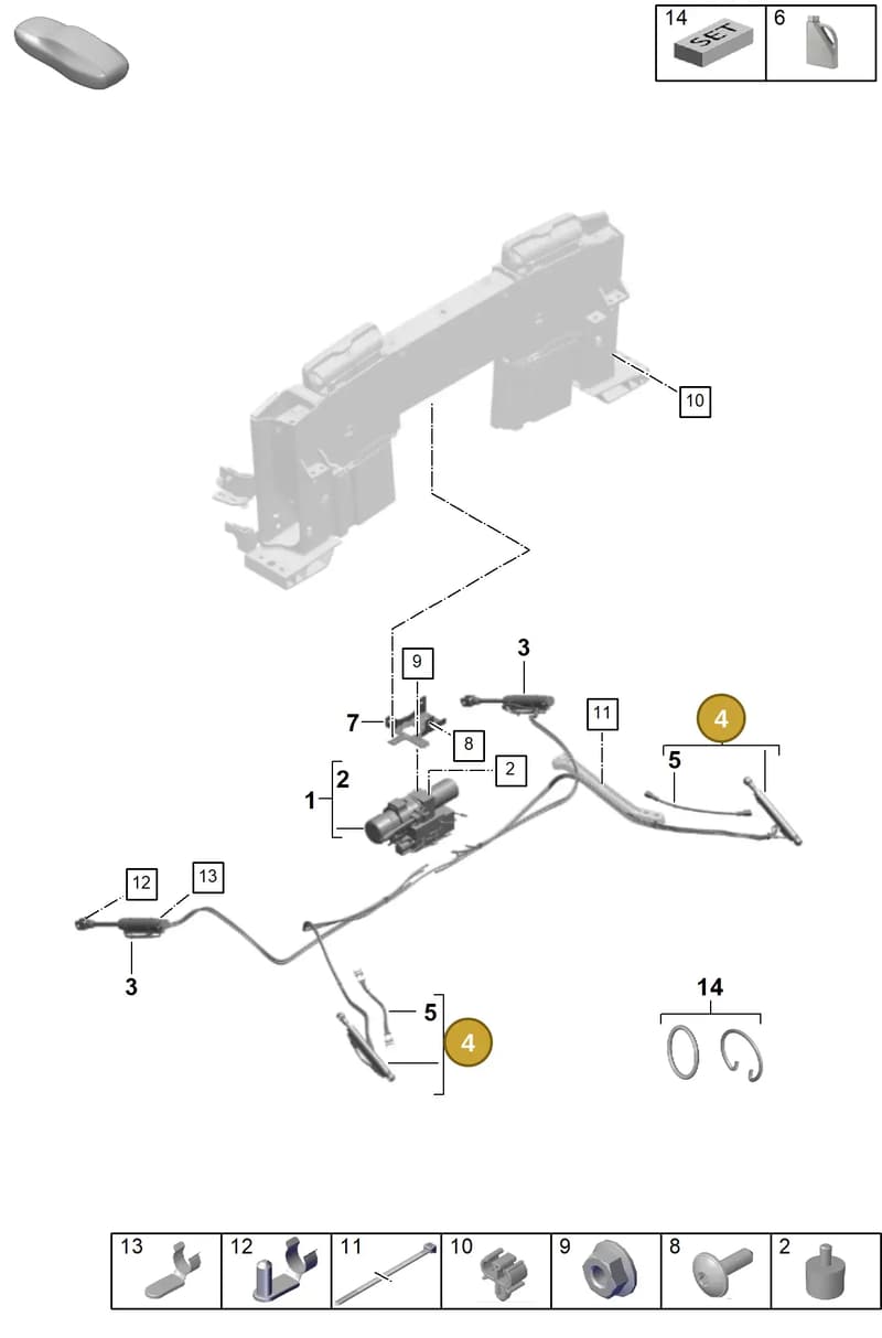 992871796 — Porsche 911 (2020-2022) diagram p53811450, position 4