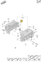 992880204C Porsche Passenger Airbag Unit