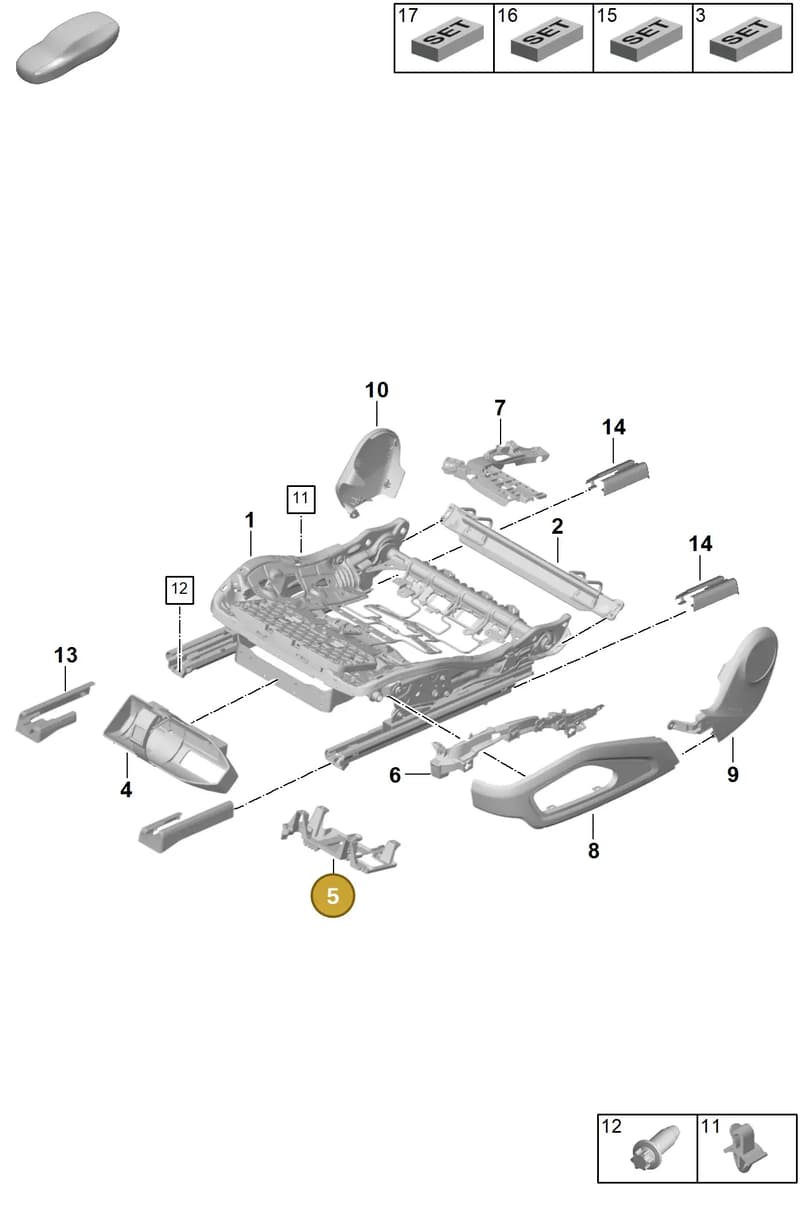 992881547A — Porsche 911 (2024-2025) diagram p63817120, position 5
