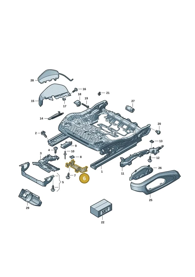 992881548A — Audi RS e-tron GT (2020-2025) diagram 4j1881000, position 6