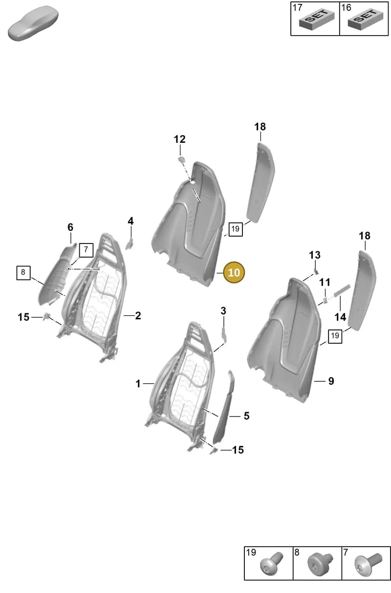 992881972FOY2 — Porsche 911 (2024-2025) diagram p63817020, position 10