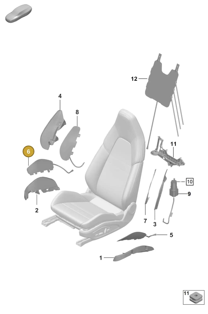 992882386 — Porsche 911 (2021-2022) diagram p59817620, position 6